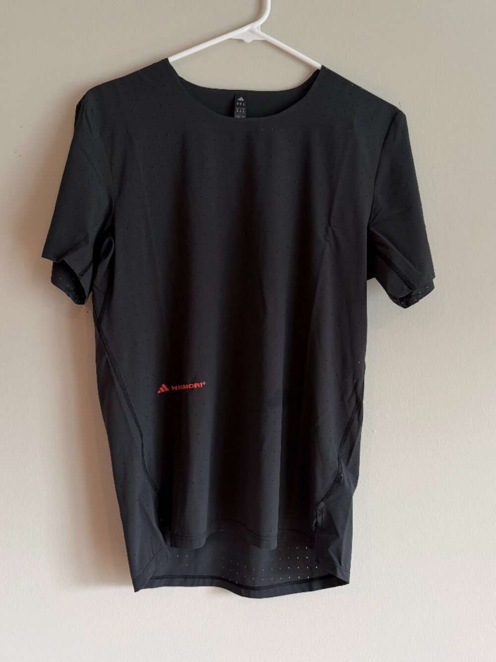 adidas JW0553 Mens Small ADI365 H. Koumori Running Tee Shirt Black